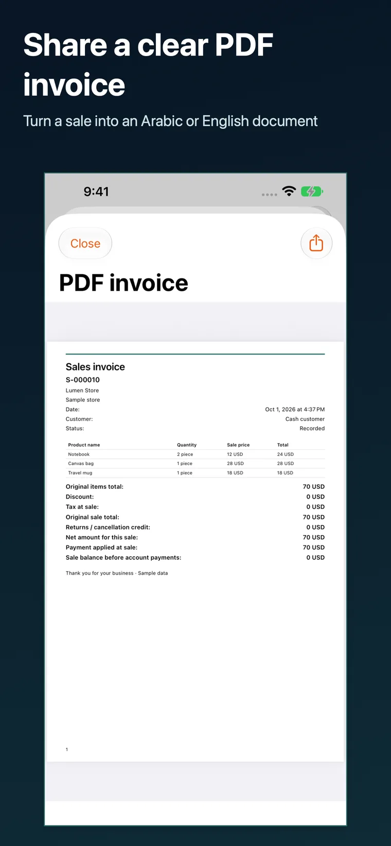 Codekenz Sales — POS & Inventory — screen 6