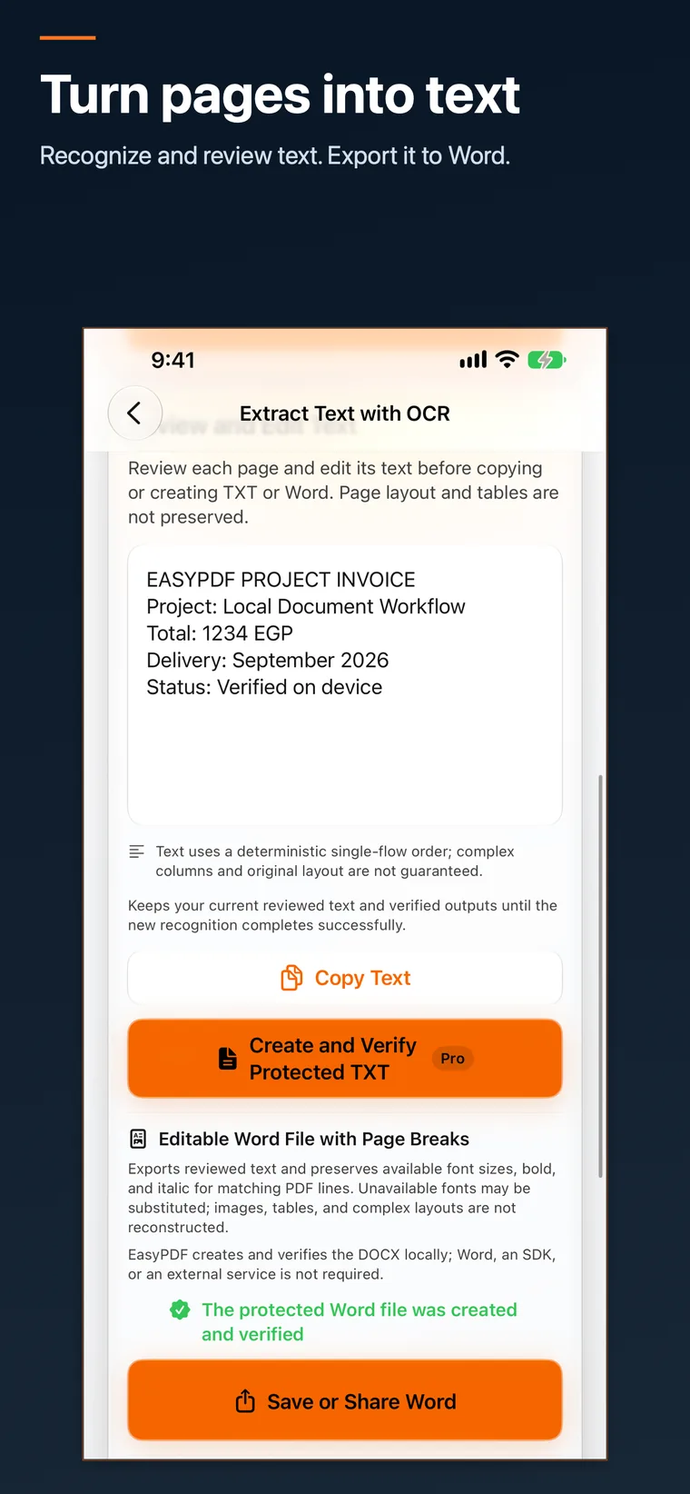 EasyPDF — screen 1